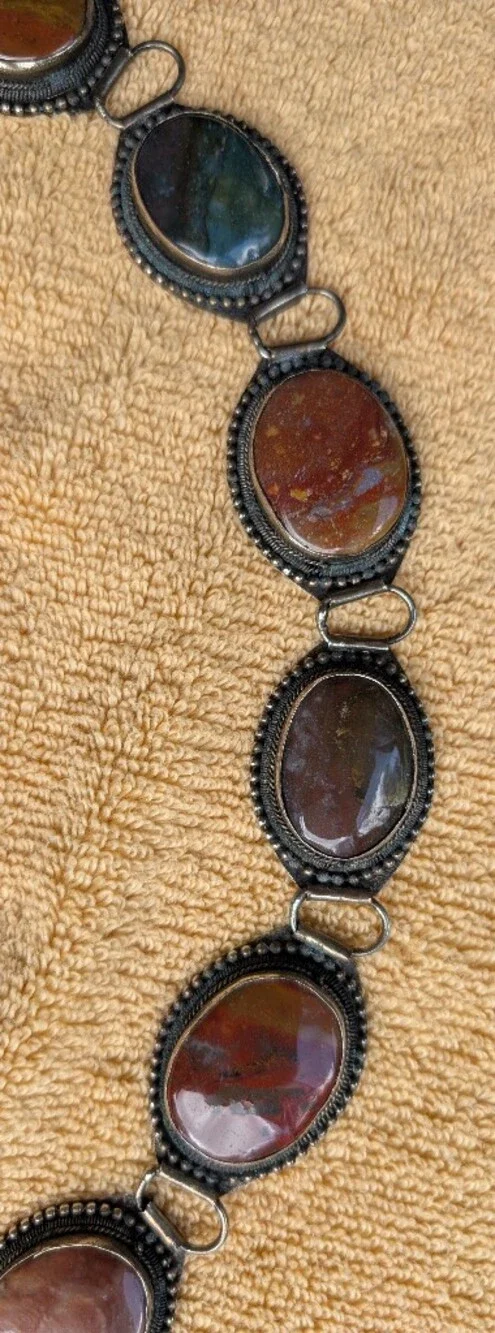 Vintage Agate Chain Belt